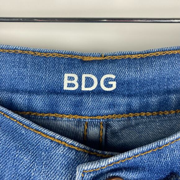 BDG Super High Rise Twig Ankle Jeans Medium Wash Womens Size 27 - Picture 6 of 11
